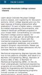 Mobile Screenshot of coloradomountaincollege.org