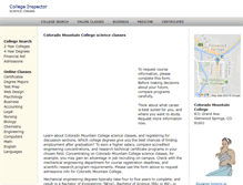 Tablet Screenshot of coloradomountaincollege.org